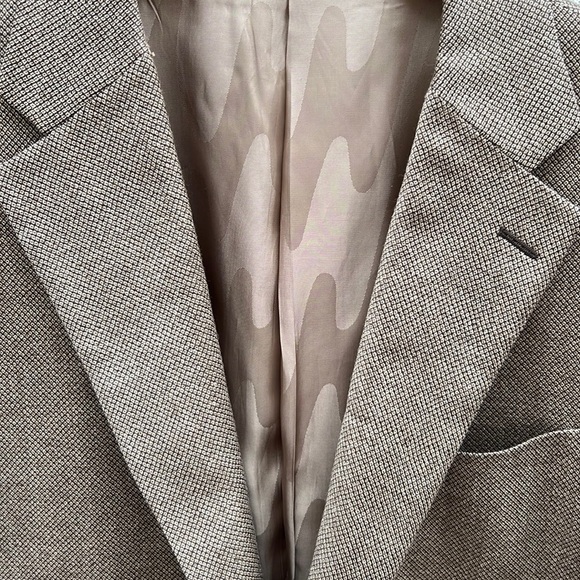 Matarazzi Uomo Venezia Brown Wool/Cashmere Blazer Size 52 - Picture 5 of 14